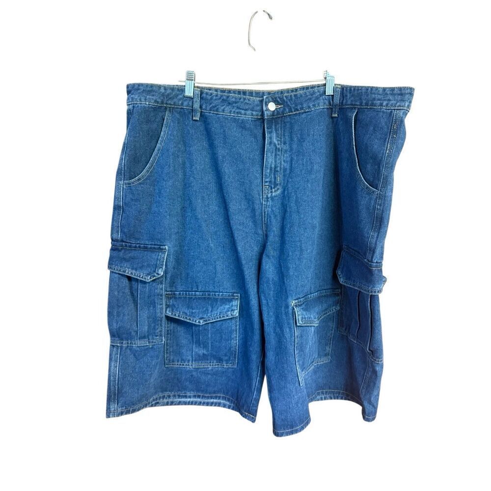 LBD Men’s Cargo Denim Shorts Sz 42/44 NWT